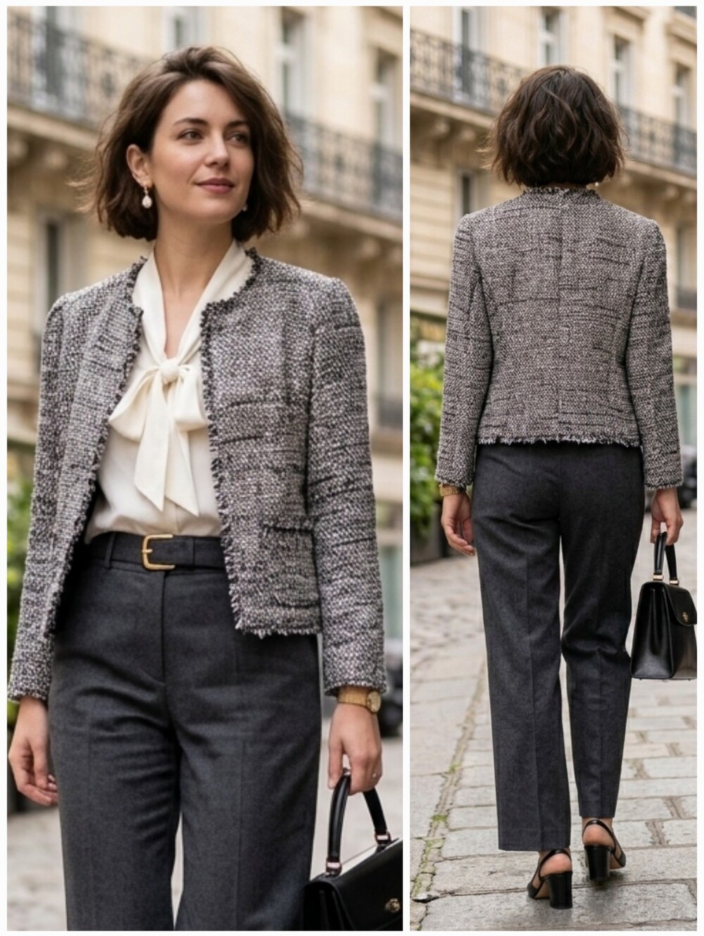 NWOT Kate Spade New York 6 Metallic Tweed Blazer Old Money Parisian Academia